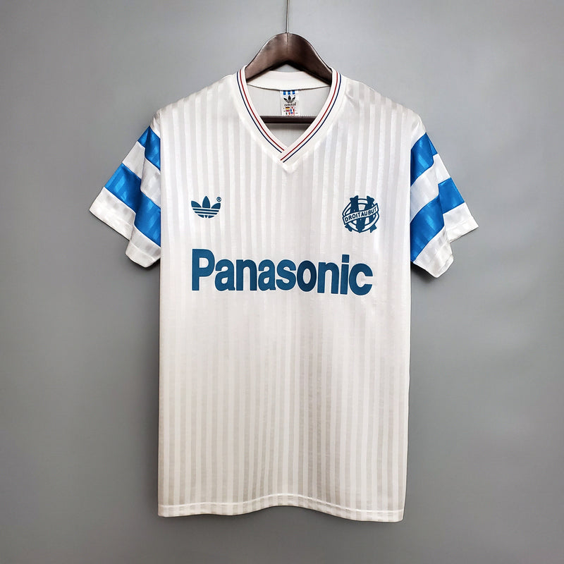 Camisa Olympique de Marseille Titular 90/91 - Versão Retro